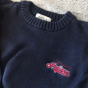 Vintage Cleveland Indians navy sweater